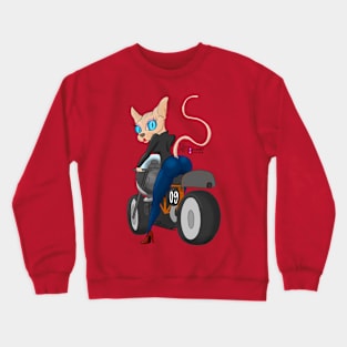 Shynpx Biker Crewneck Sweatshirt